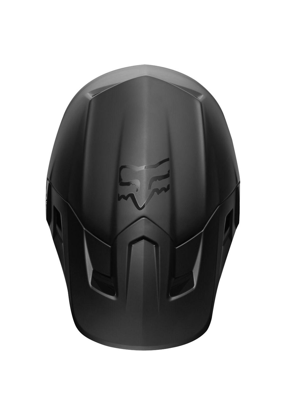 Casco Moto V2 Matte Black Negro Matte Fox-3