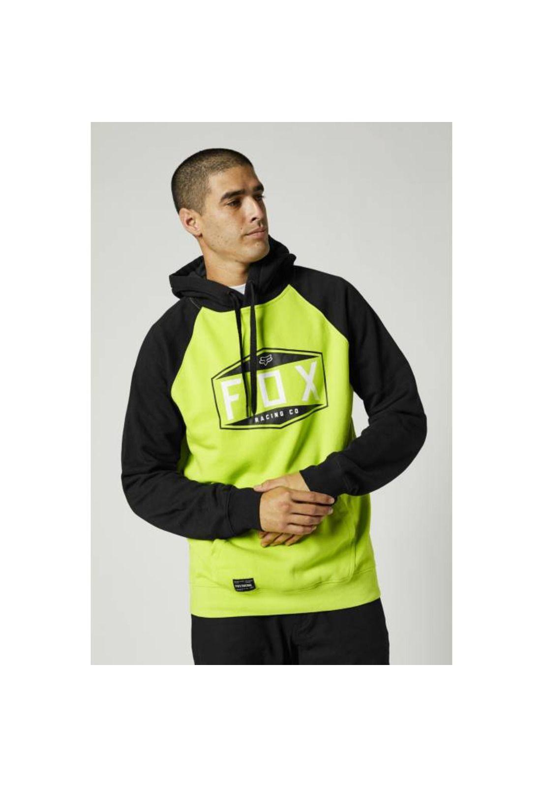 Poleron Lifestyle Emplem Raglan Amarillo Fox-0