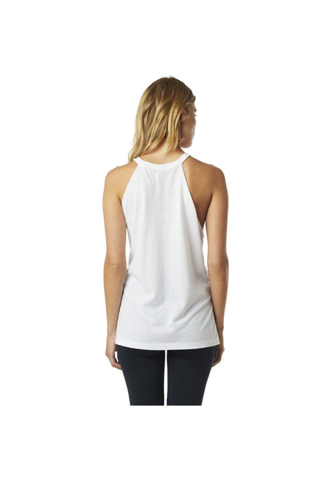Polera Lifestyle Mujer 4 Ever Blanco Fox-1