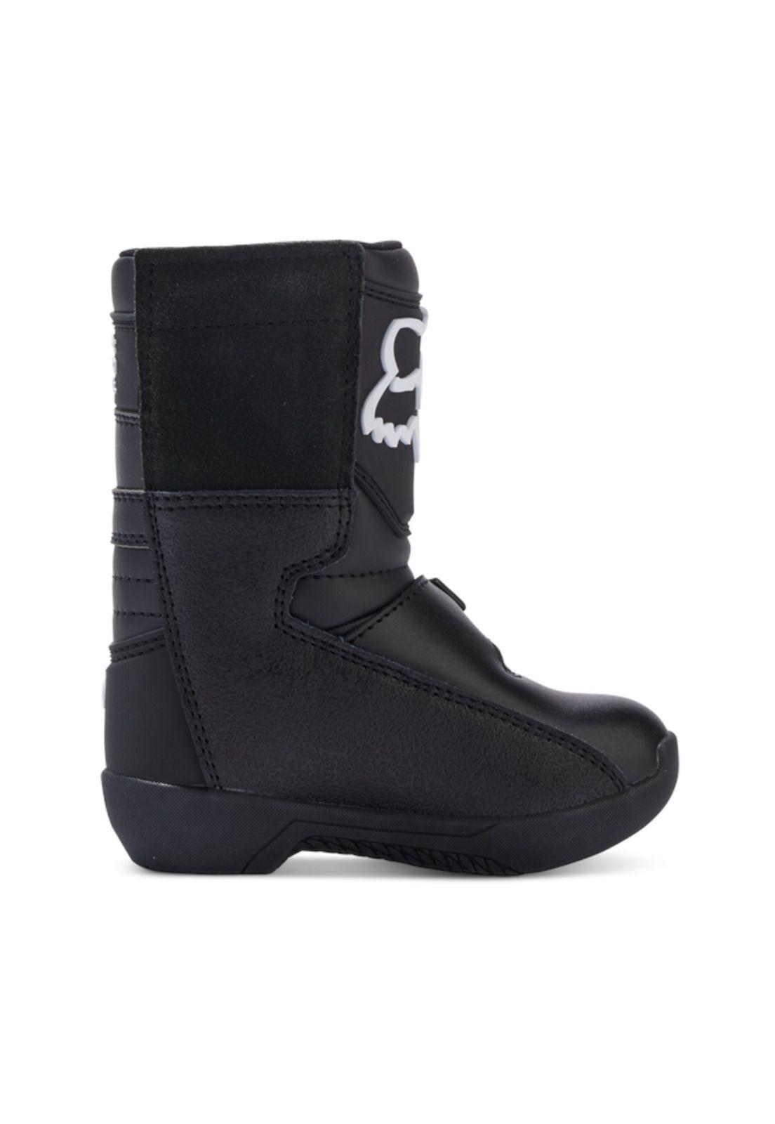 Botas Moto Infantil Comp Negro Fox-2
