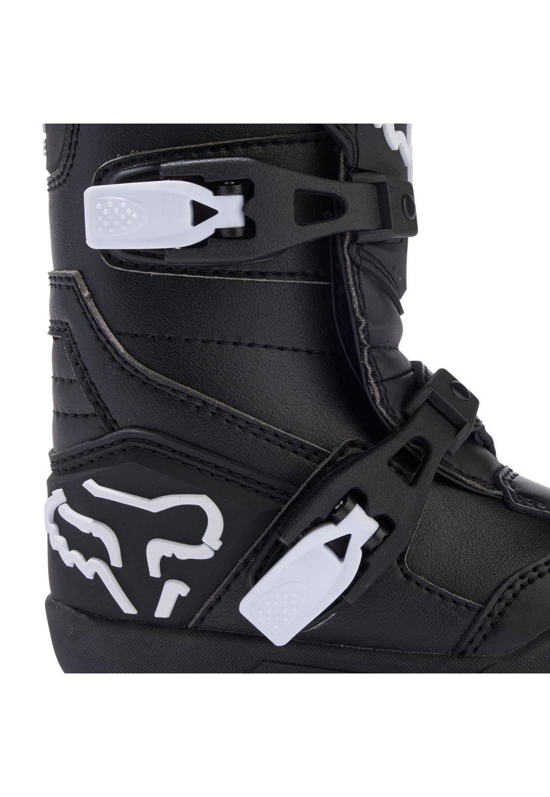Botas Moto Infantil Comp Negro Fox-6
