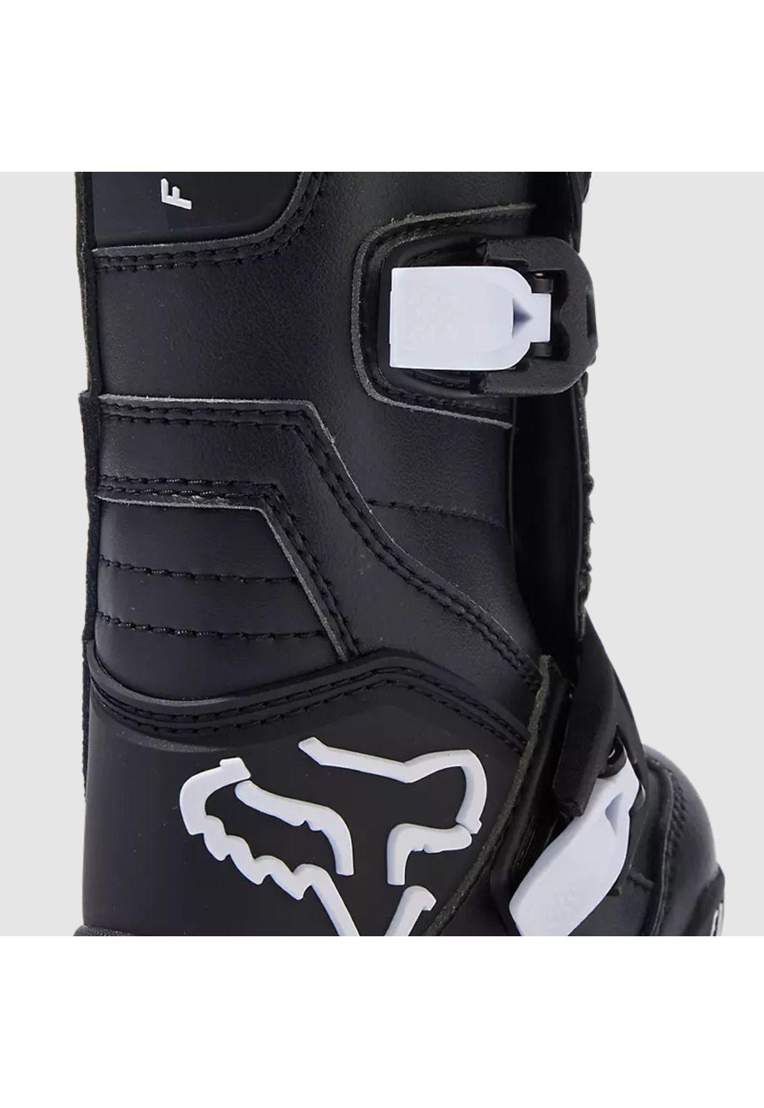 Botas Moto Infantil Comp Negro Fox-4