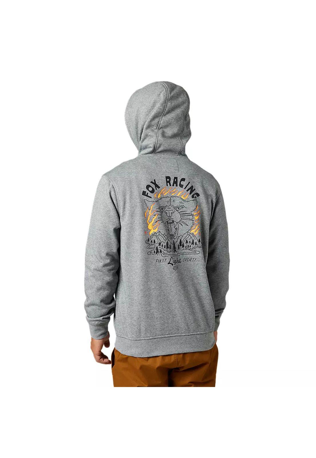 Poleron Lifestyle Parkerboss Pullover Gris Fox-2