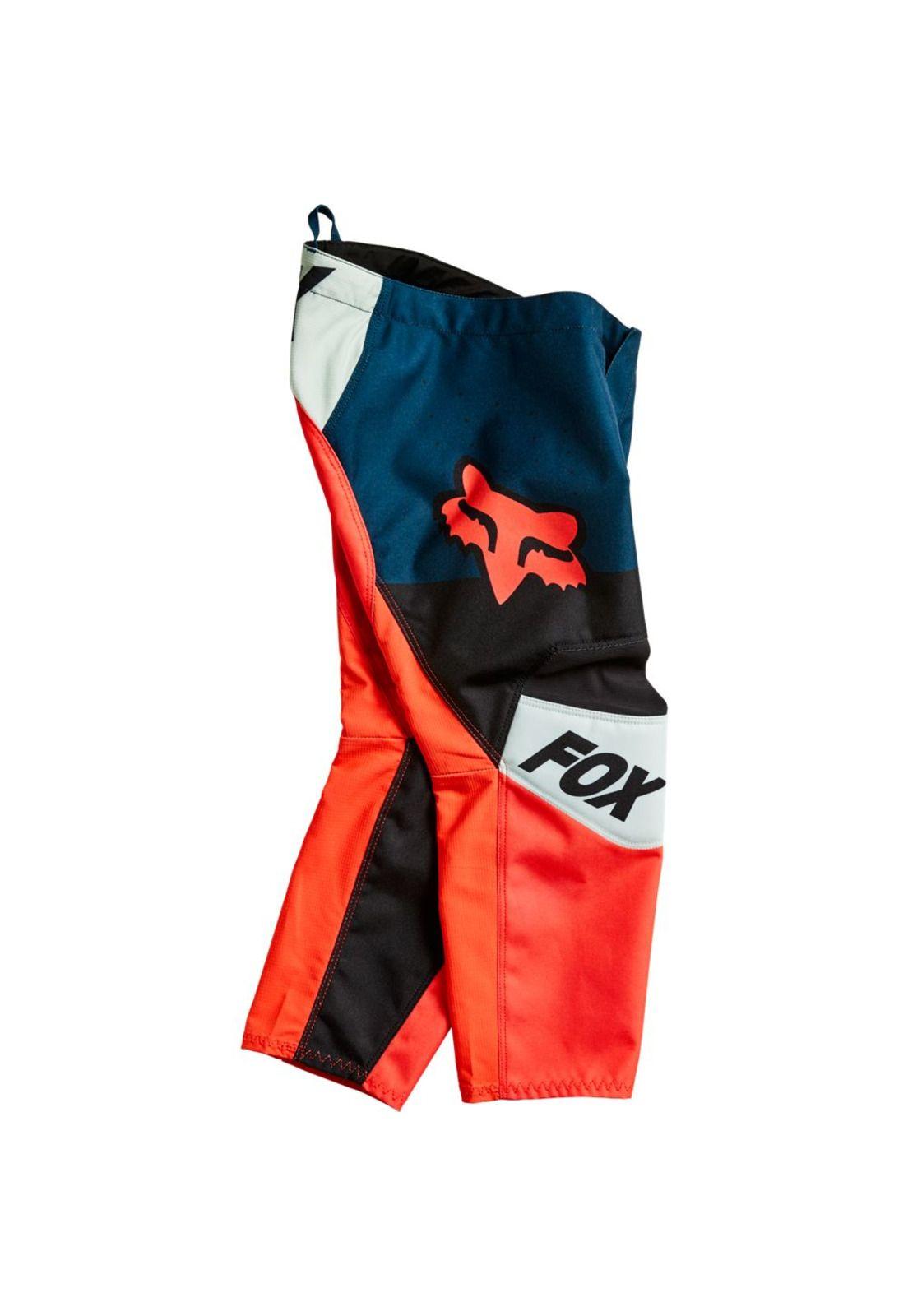 Pantalon Moto Infantil 180 Trice Gris Fox-1