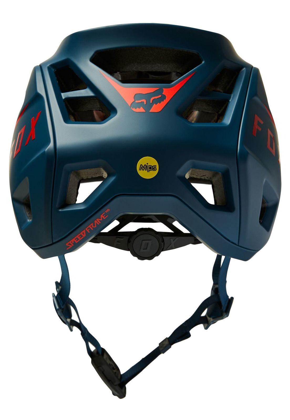 Casco Bicicleta Speedframe Pro Rojo/Azul Fox-3