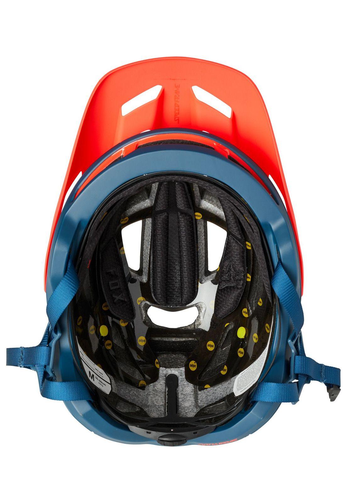 Casco Bicicleta Speedframe Pro Rojo/Azul Fox-4