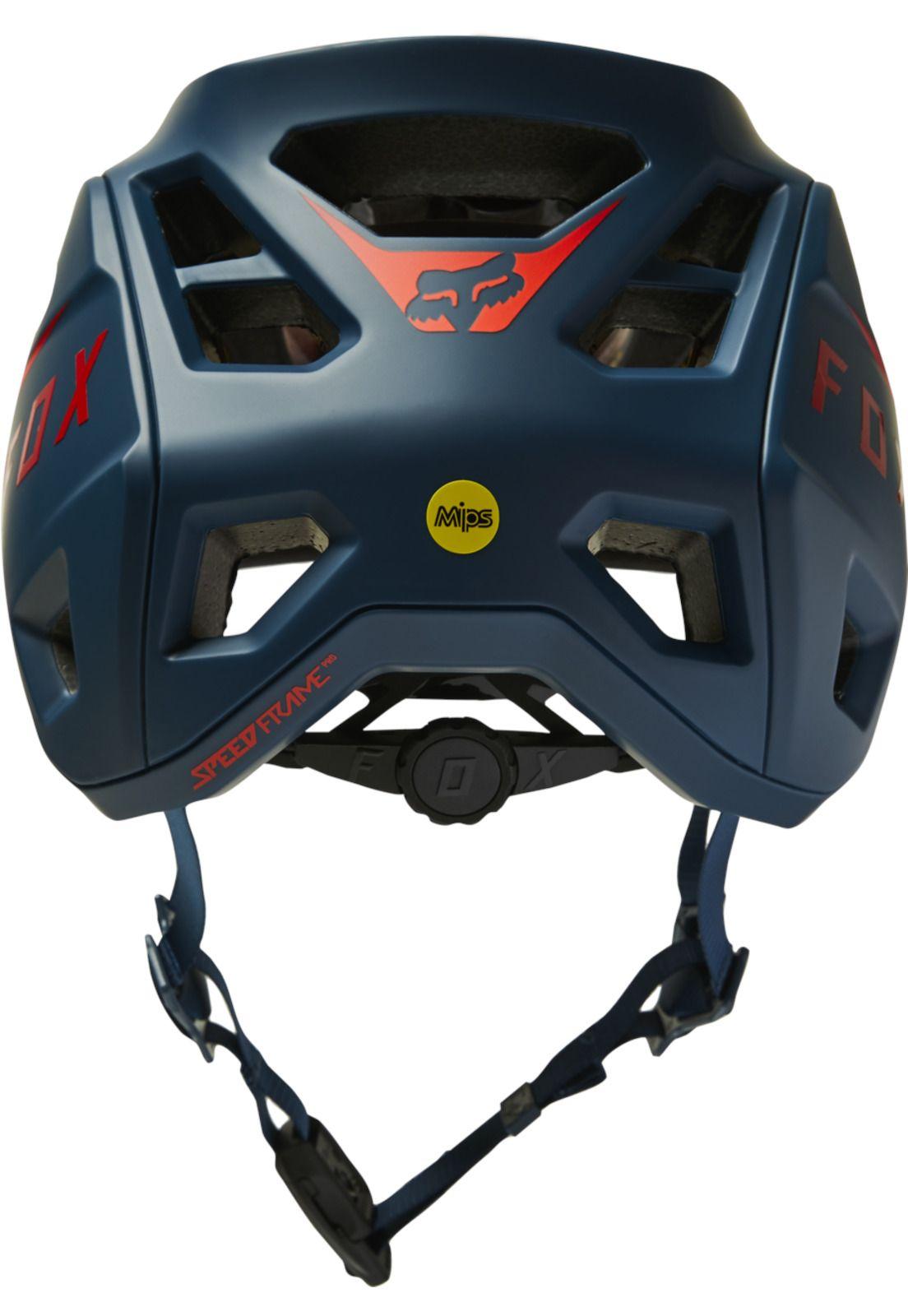 Casco Bicicleta Speedframe Pro Rojo/Azul Fox-3
