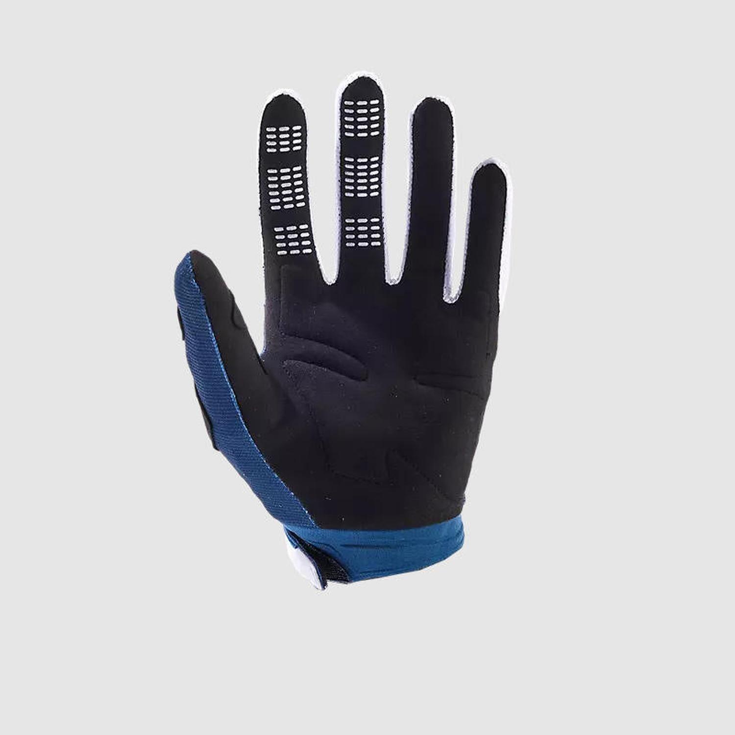 Guantes Moto 180 Flora Azul Fox-1