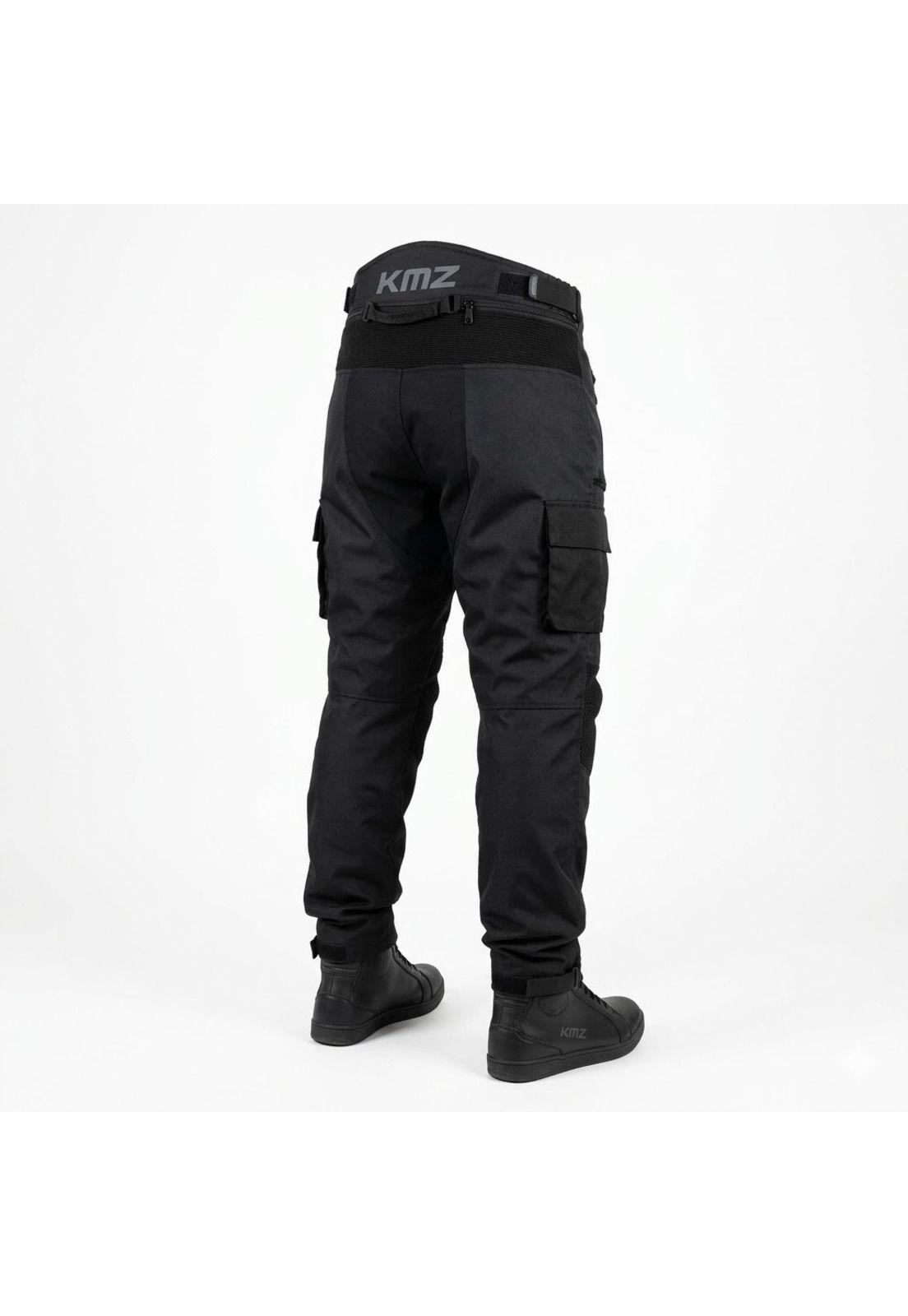 Pantalon Moto Calle Prime Nomad Negro Kmz-1