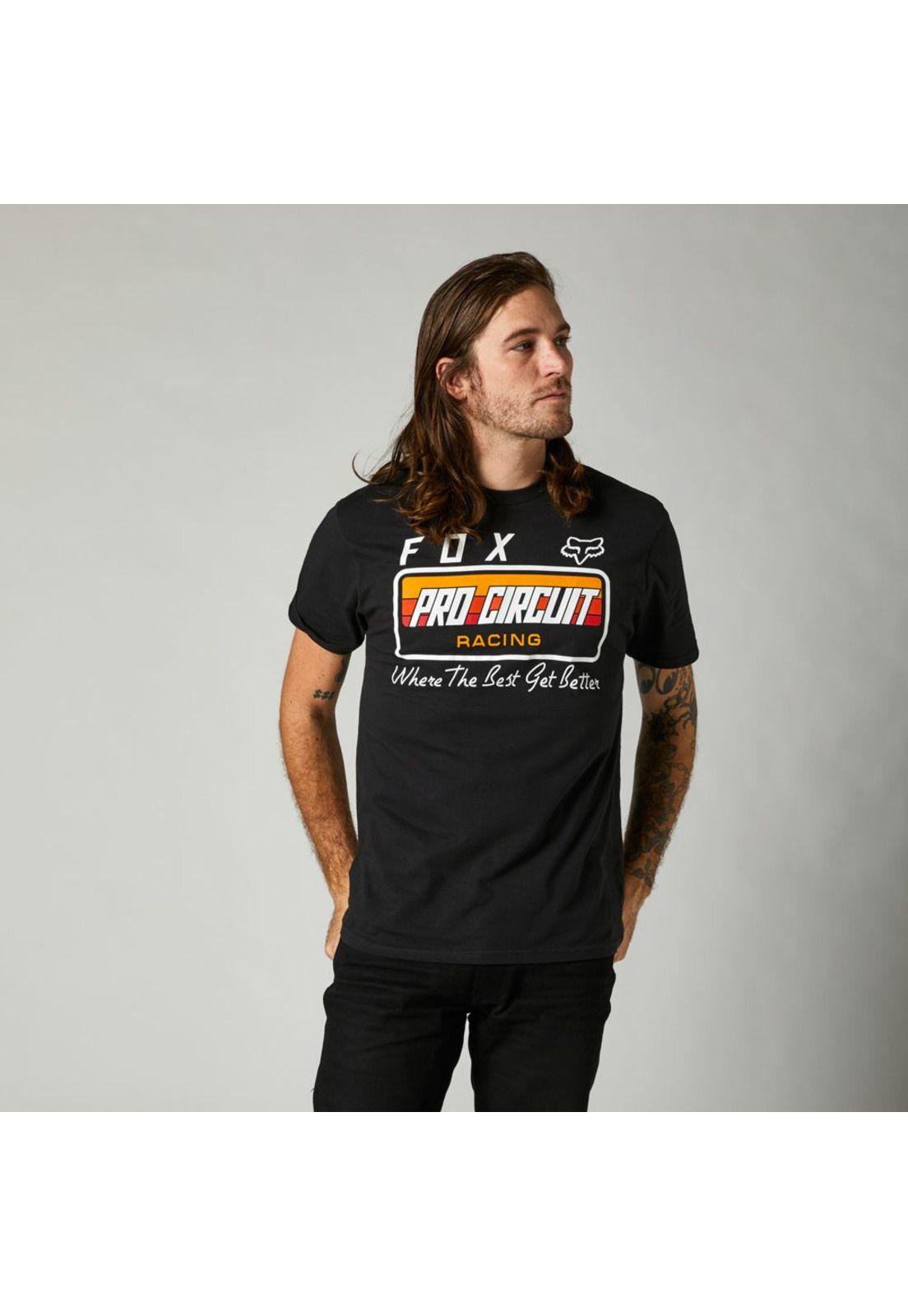 Polera Lifestyle Premium Procircuit Negro Fox-0