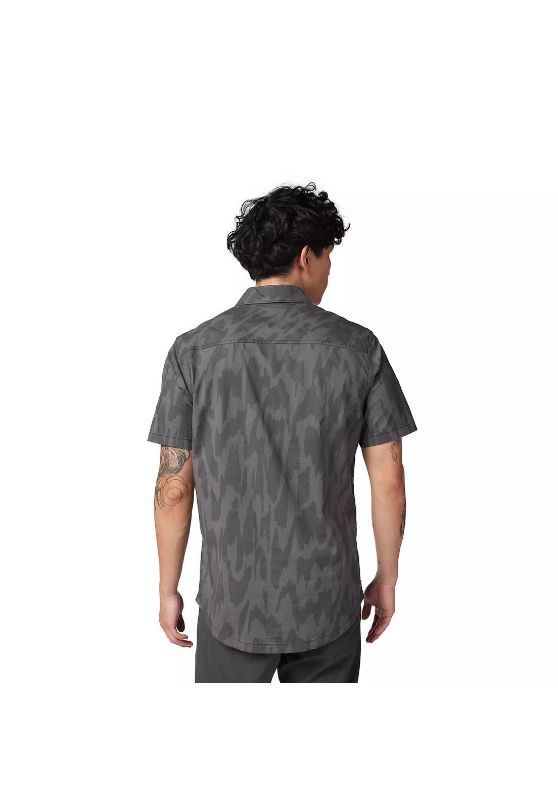 Camisa Lifestyle Swarmer Woven Negro Fox-1