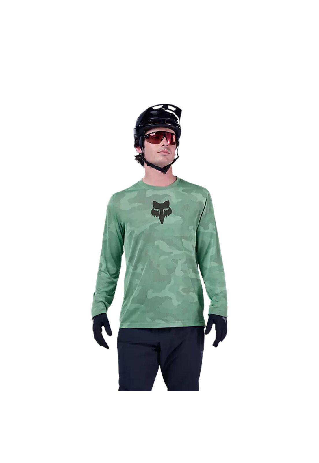 Polera Bicicleta Ranger TruDri™ Verde Fox-2