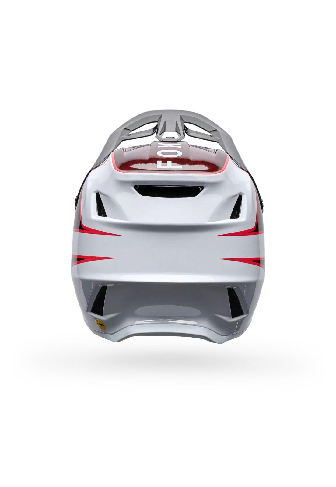 Casco Bicicleta Rampage RS Crypt Blanco Fox-3