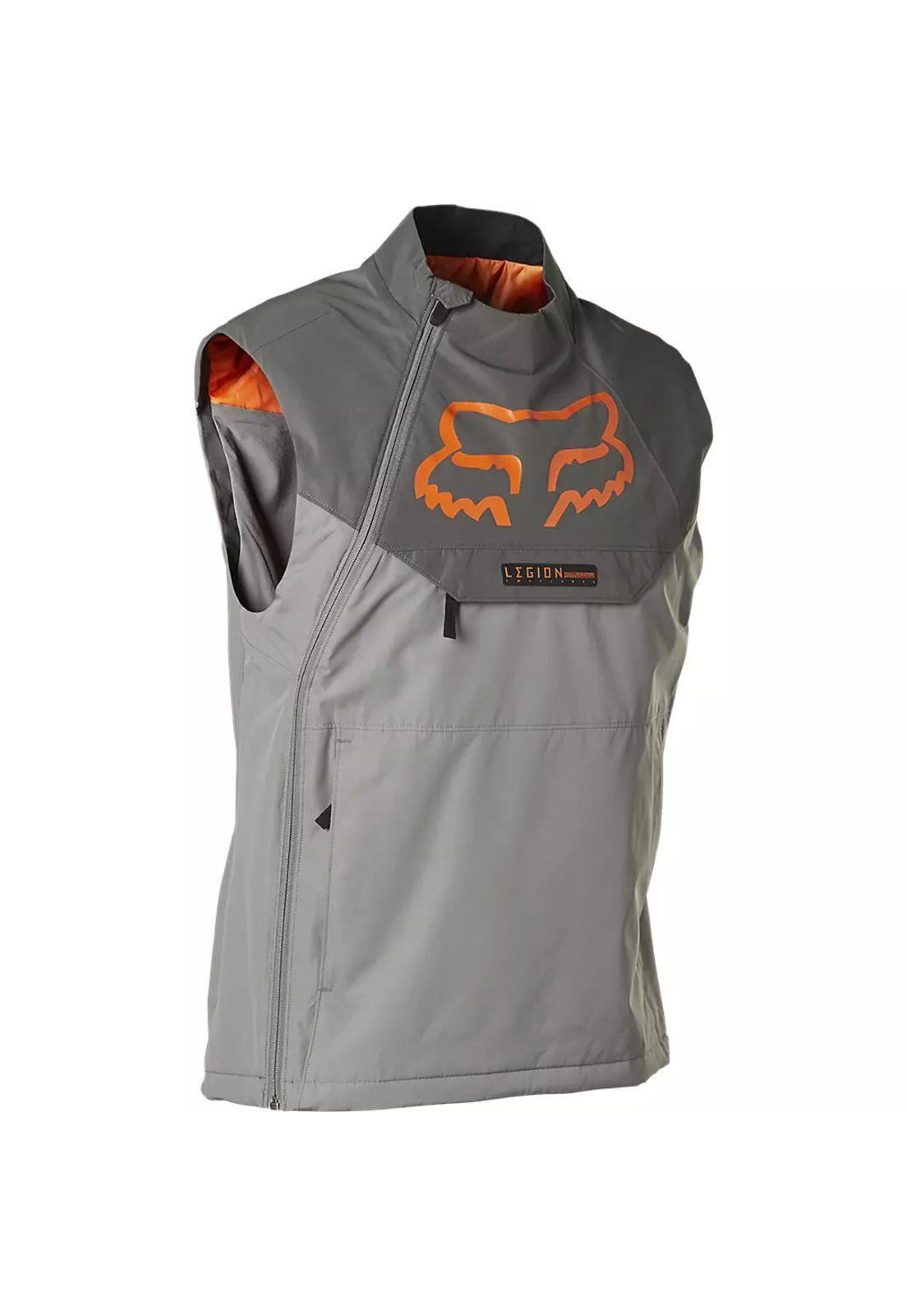 Chaqueta Moto Cortavientos Legion Gris Fox-0