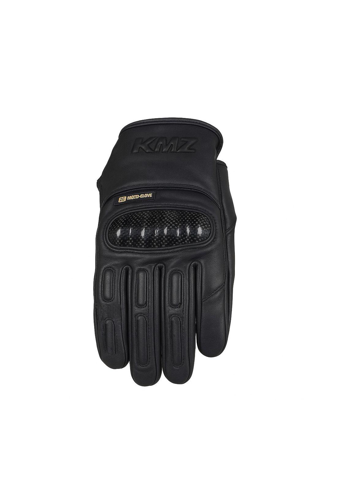 Guantes Moto Calle Leather II Negro KMZ-1