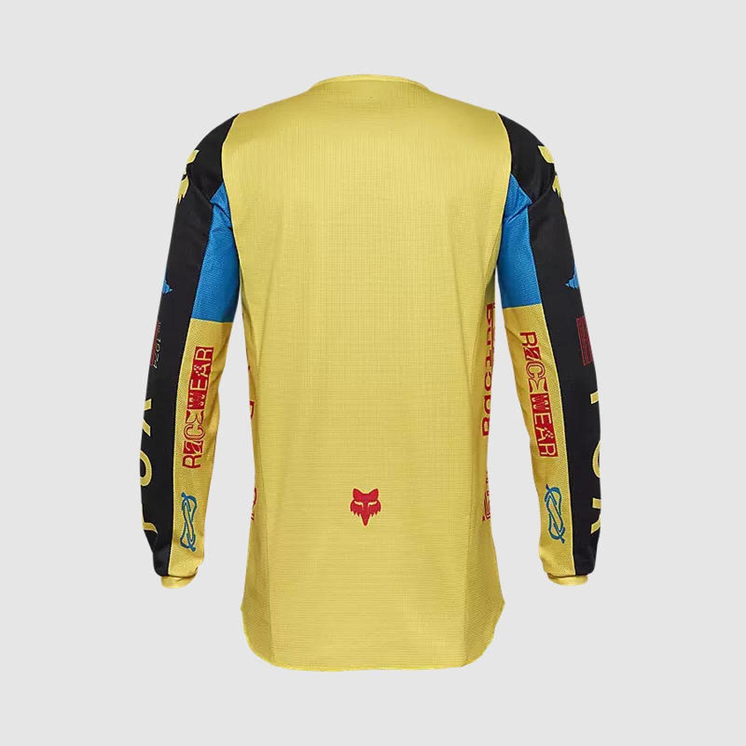 Polera Moto 180 Race Spec Amarillo Pastel Fox-1