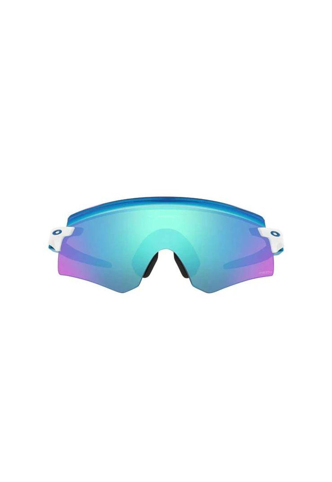 Anteojos Bicicleta Encoder Polished Prizm Azul/Blanco Oakley-0