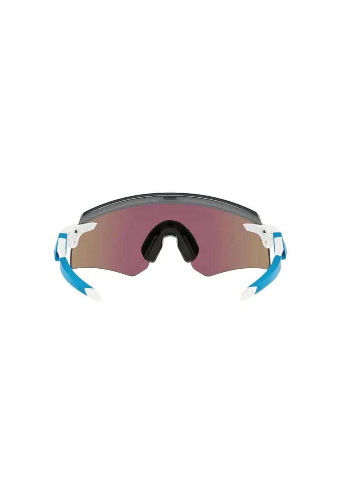 Anteojos Bicicleta Encoder Polished Prizm Azul/Blanco Oakley-3