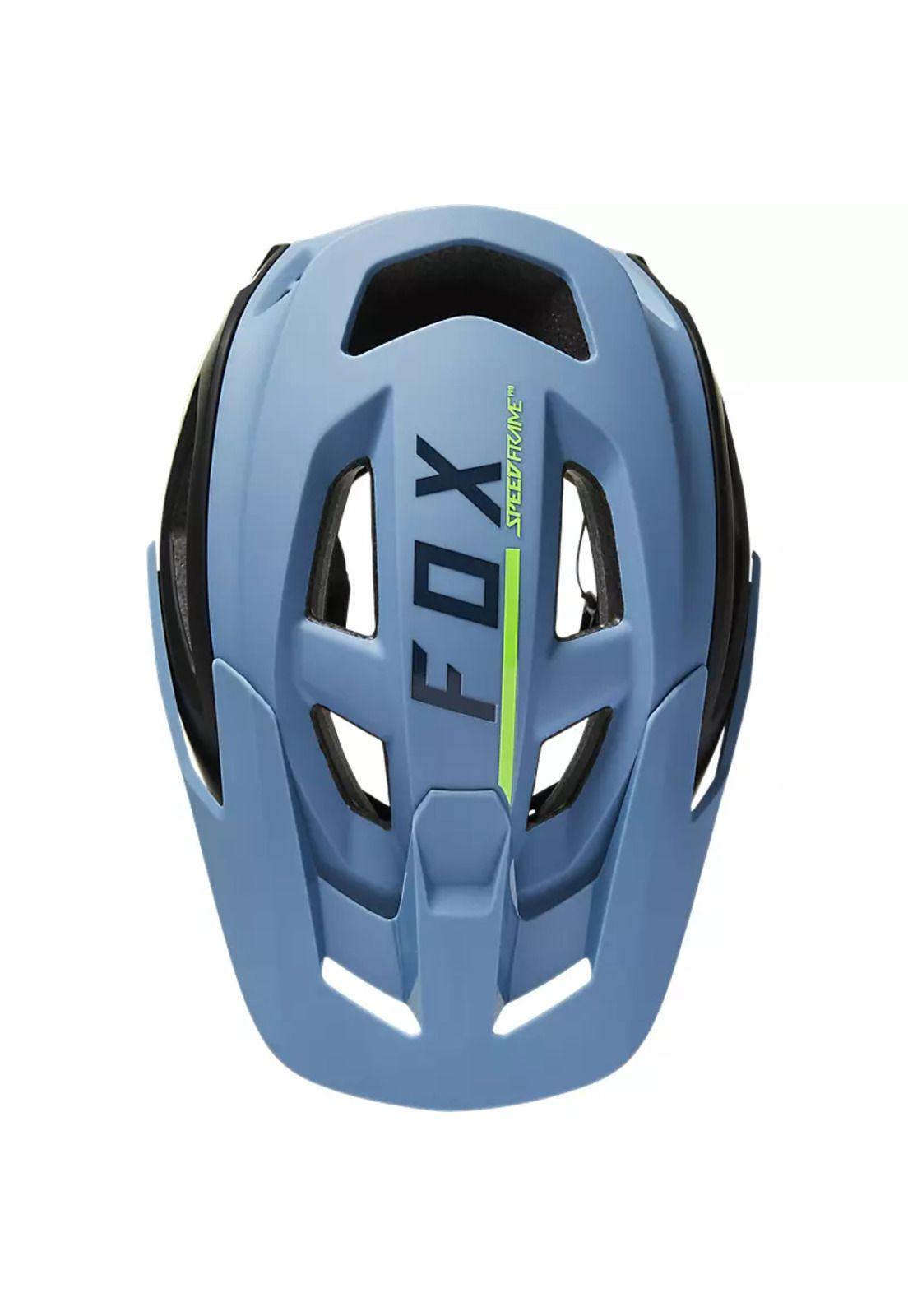 Casco Bicicleta Speedframe Pro Blocked Azul Fox-2