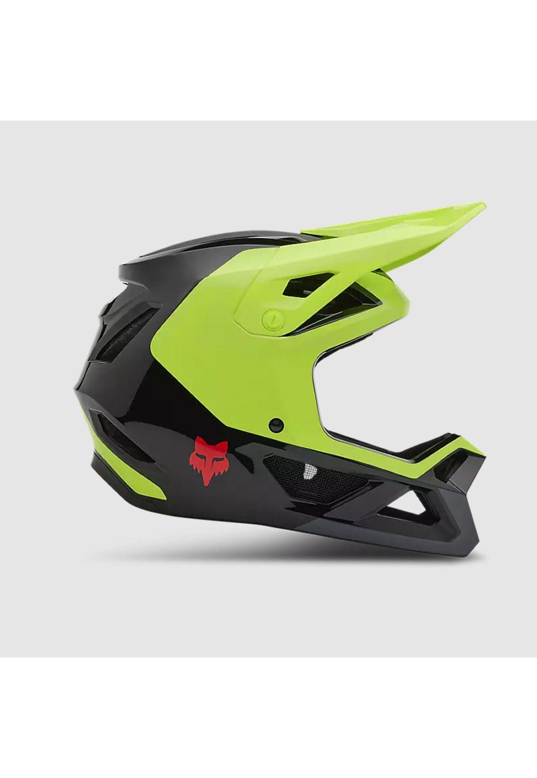 Casco Bicicleta Niño New Rampage Barge Amarillo Fox-1