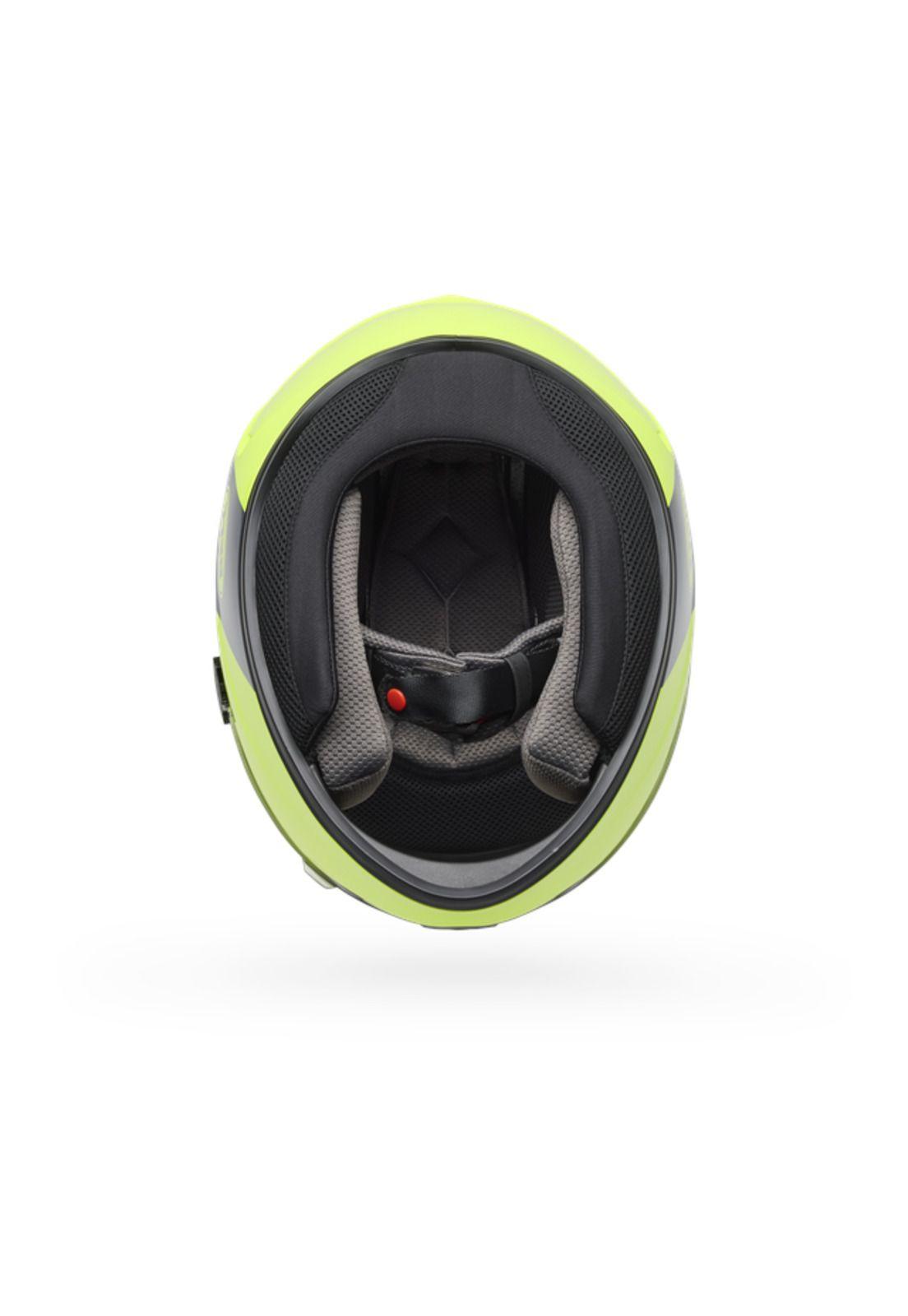 Casco Moto Qualifier Clip Amarillo Bell-4