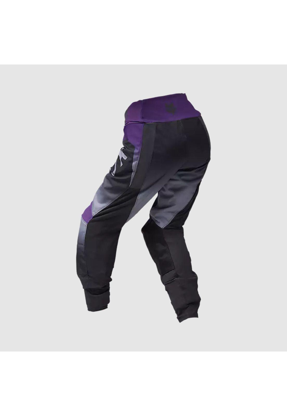 Pantalon Moto Mujer 180 Lean Morado Fox-1