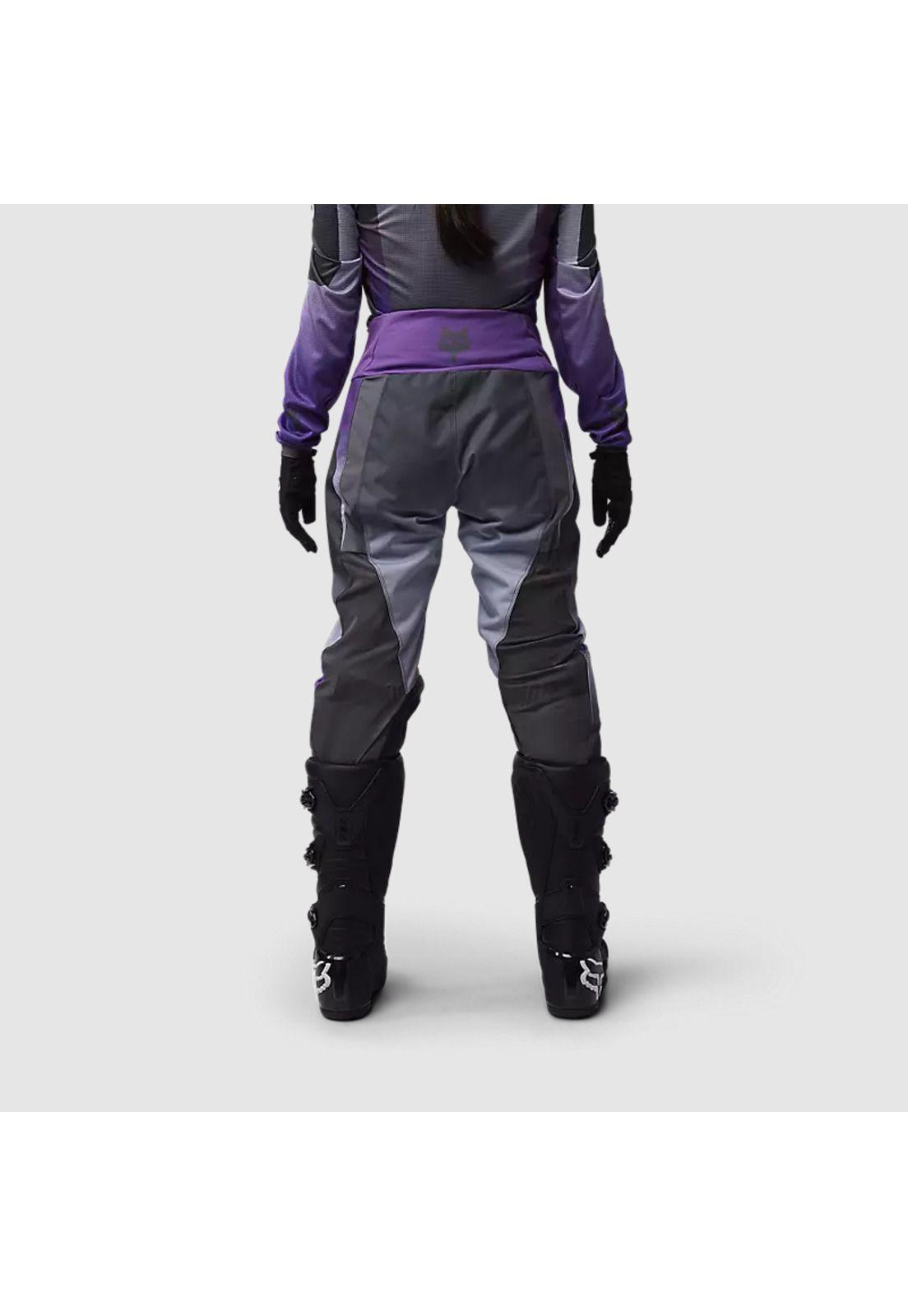 Pantalon Moto Mujer 180 Lean Morado Fox-3