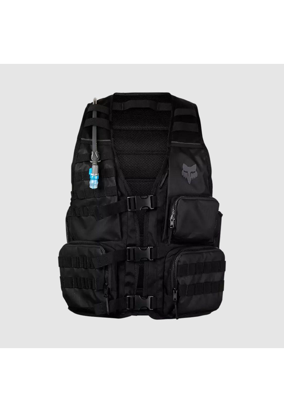 Chaqueta Chaleco Moto Legion Tac Negro Fox-0
