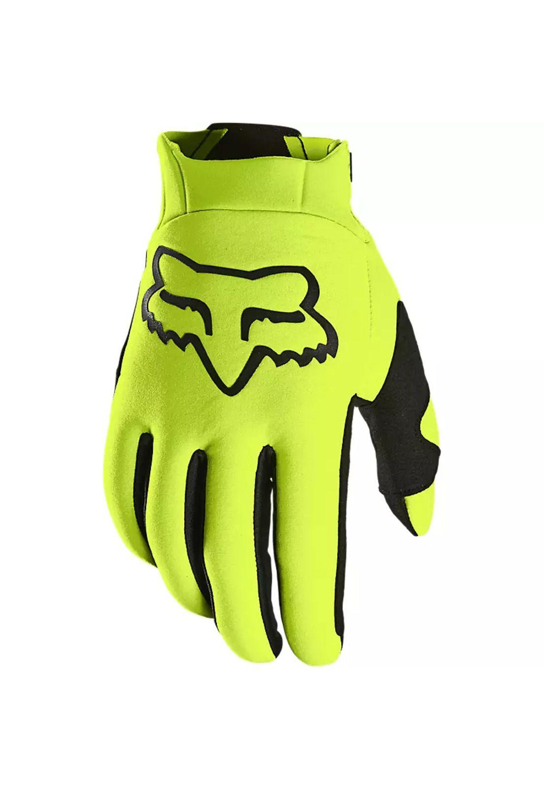 Guantes Moto Legion Thermo  CE Amarillo Fox-0