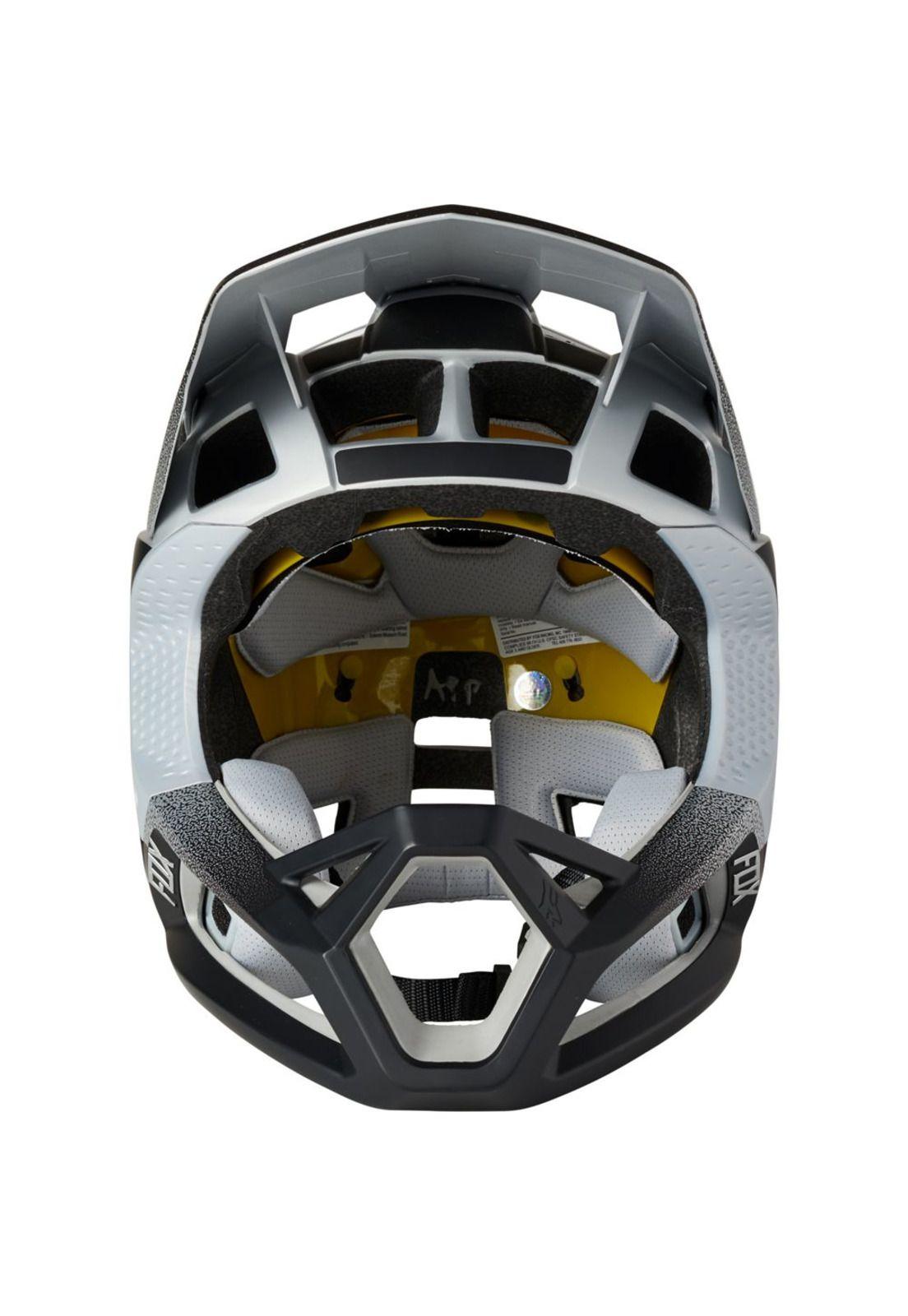 Casco Bicicleta Proframe Vapor CE Plata Fox-4