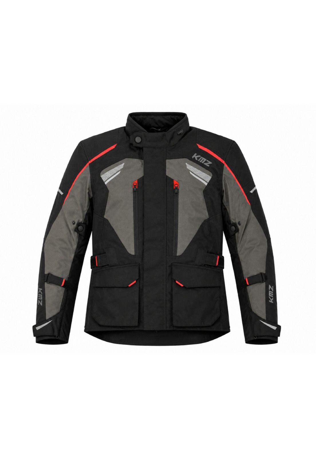 Chaqueta Moto Calle Downhill Gris/Negro KMZ-0