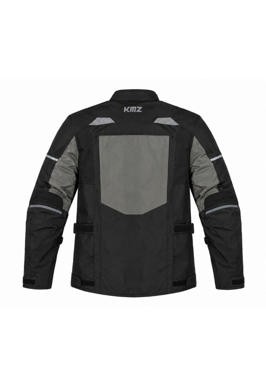 Chaqueta Moto Calle Downhill Gris/Negro KMZ-1