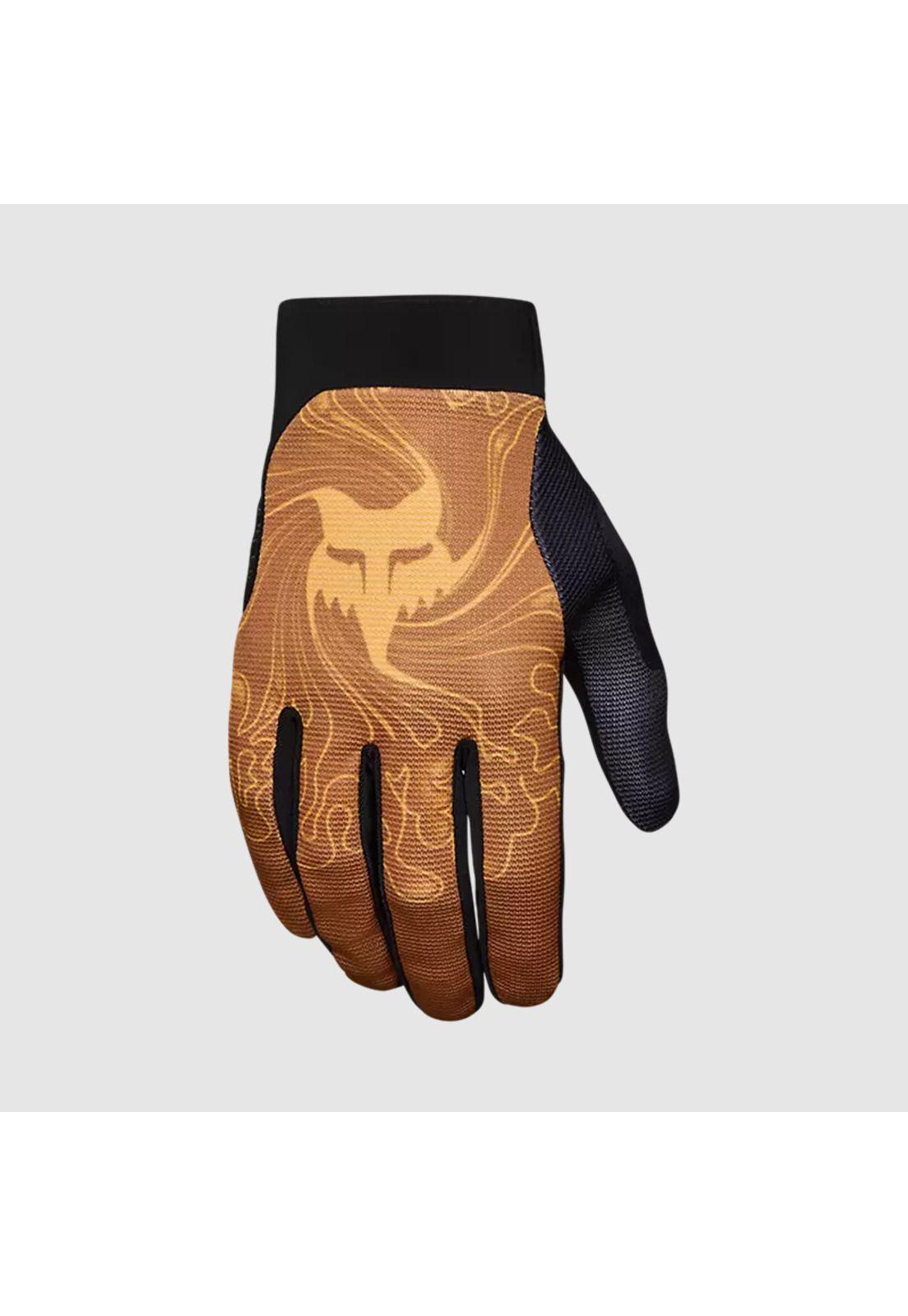 Guantes Bicicleta Ranger Frecuency Amarillo Fox-0