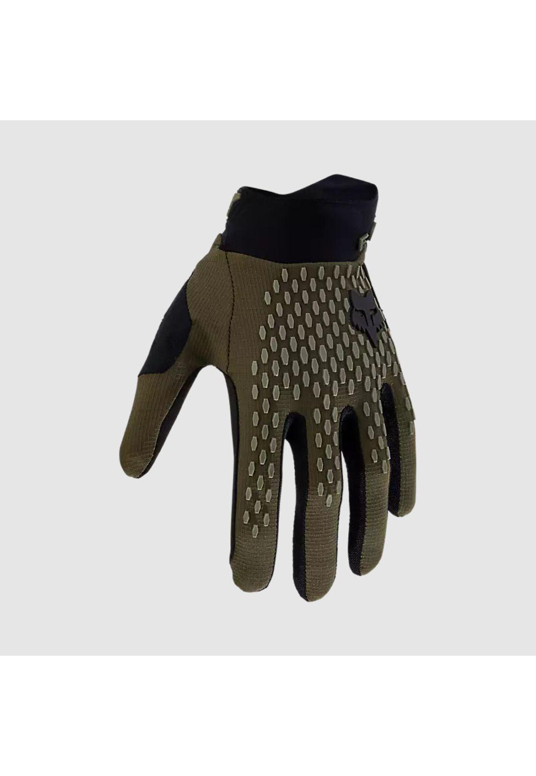 Guantes Bicicleta Defend Verde Oliva Fox-0