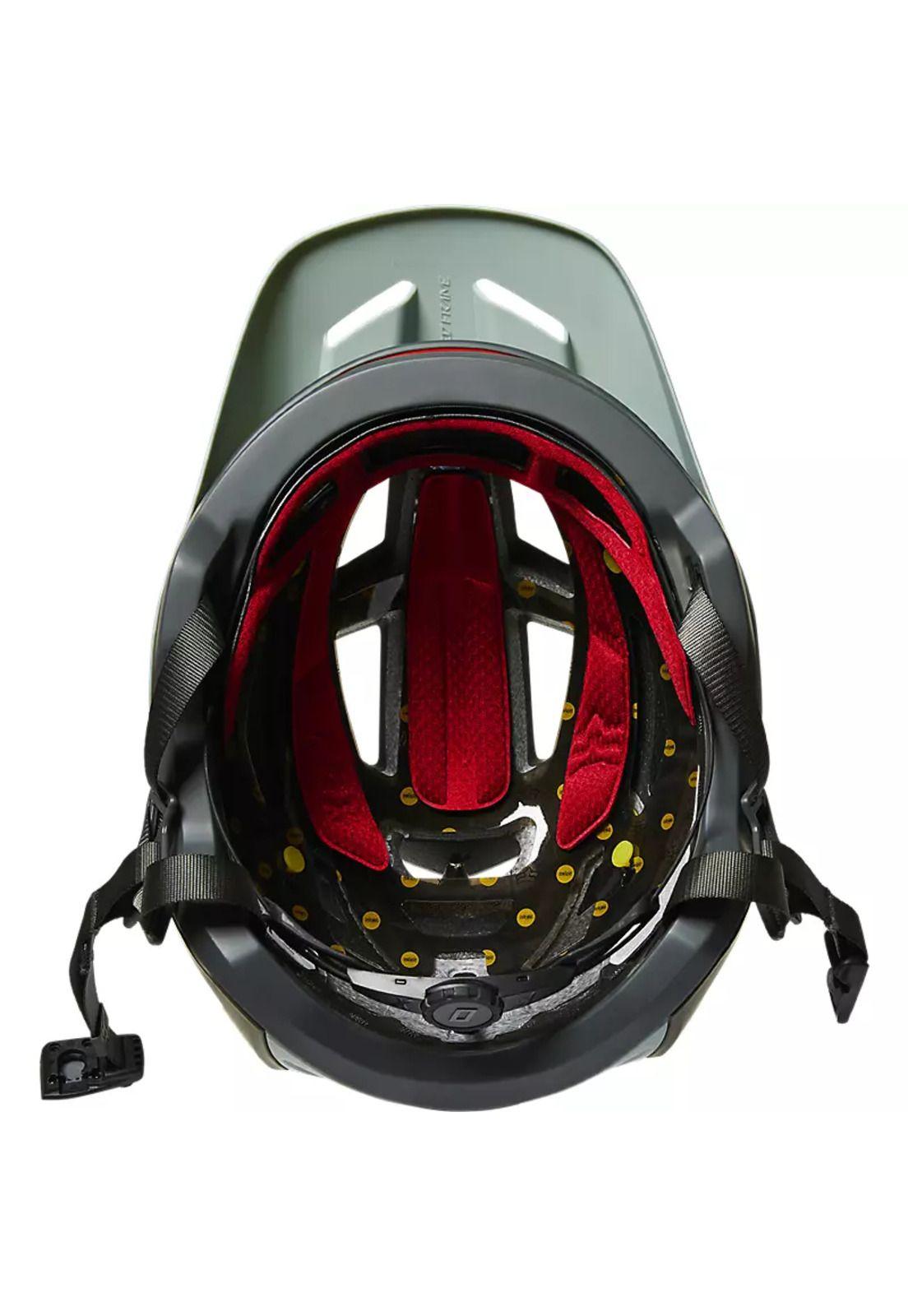 Casco Bicicleta Speedframe Pro Blocked Verde Fox-4