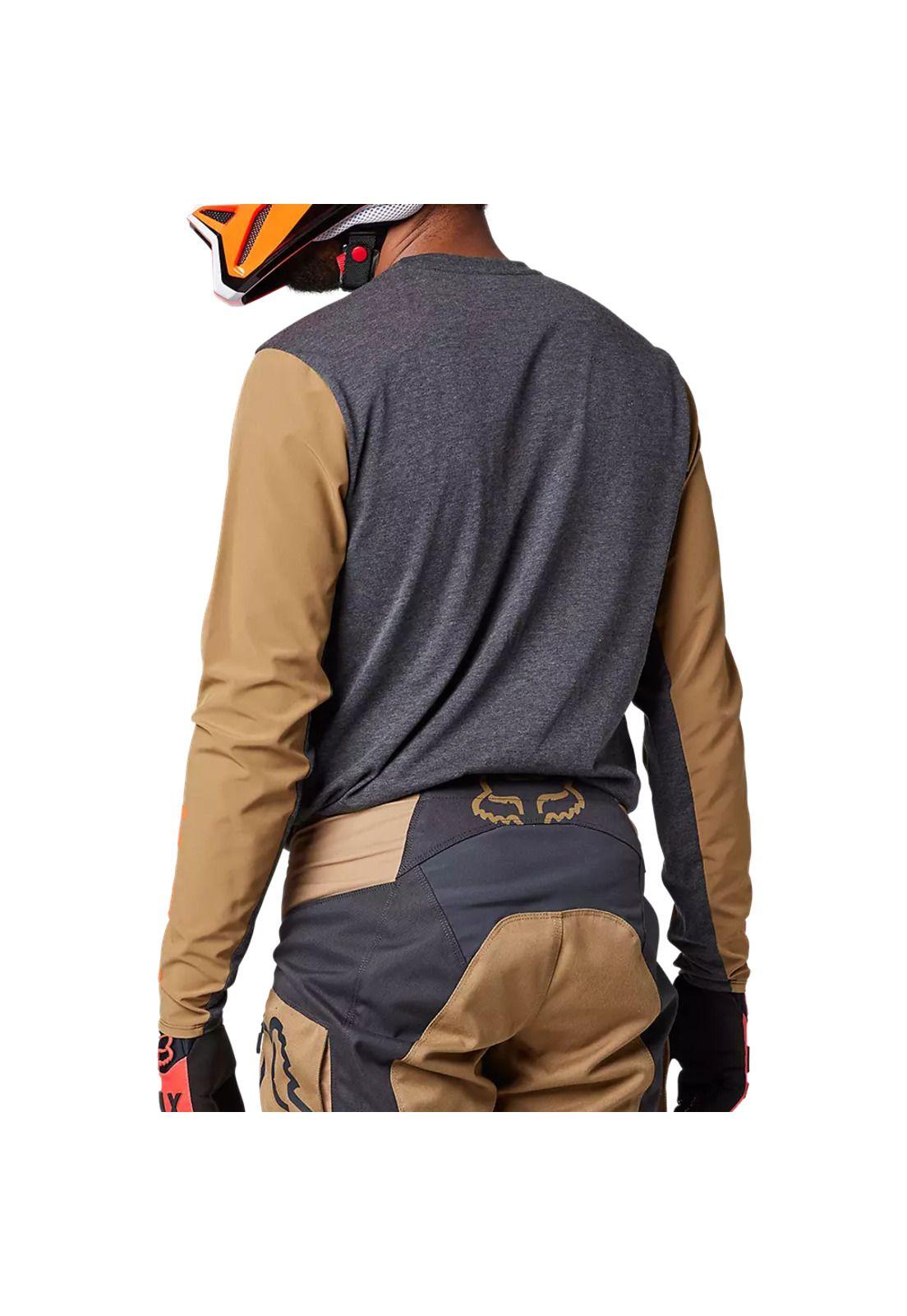 Polera Moto Ranger Offroad Cafe/Gris Fox-2
