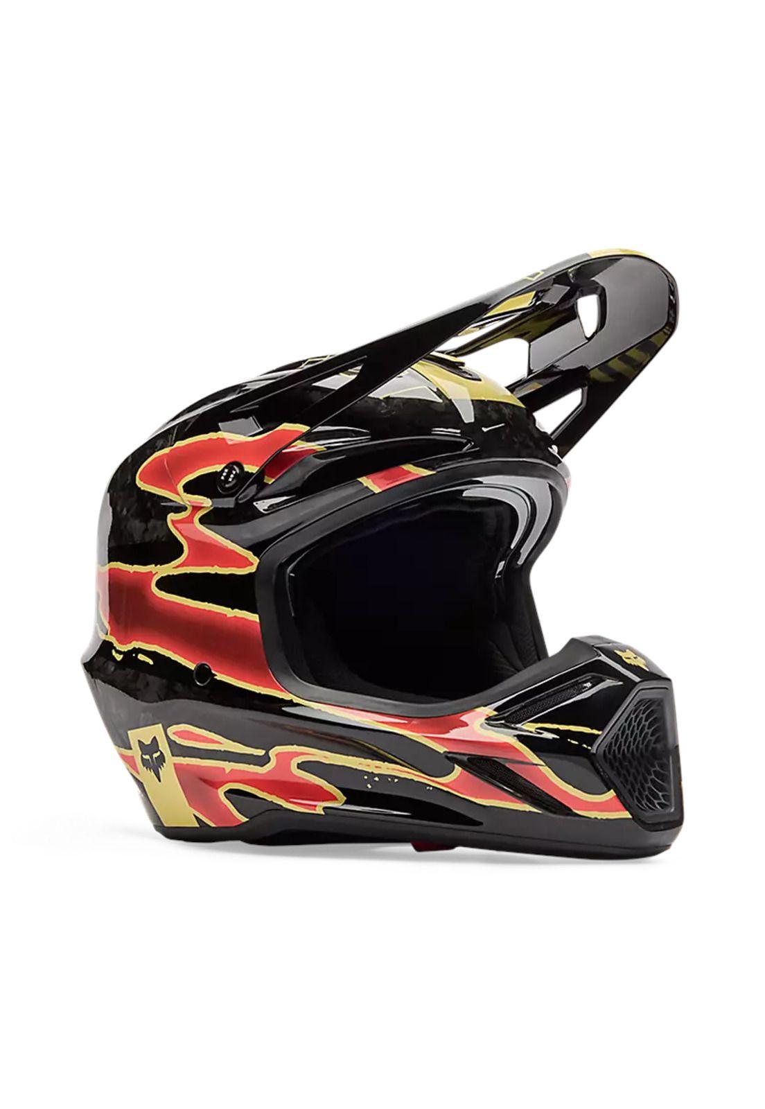 Casco Moto V3 RS Inning Negro Fox-1