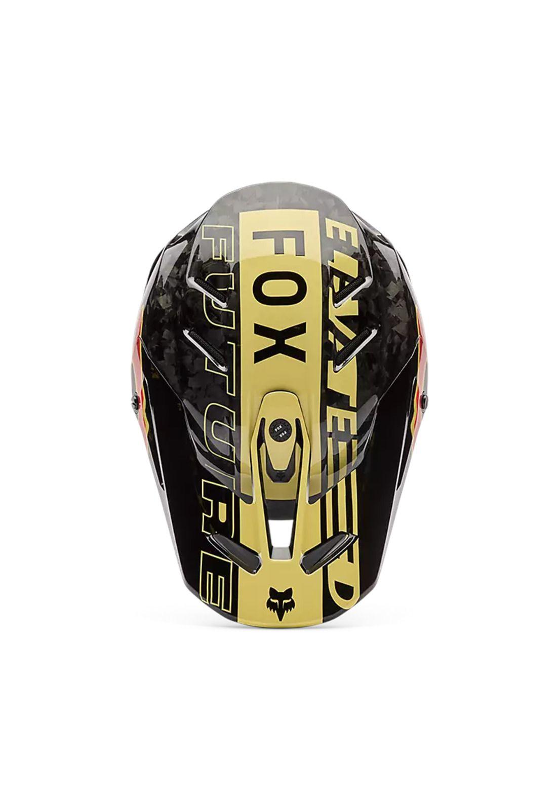 Casco Moto V3 RS Inning Negro Fox-3