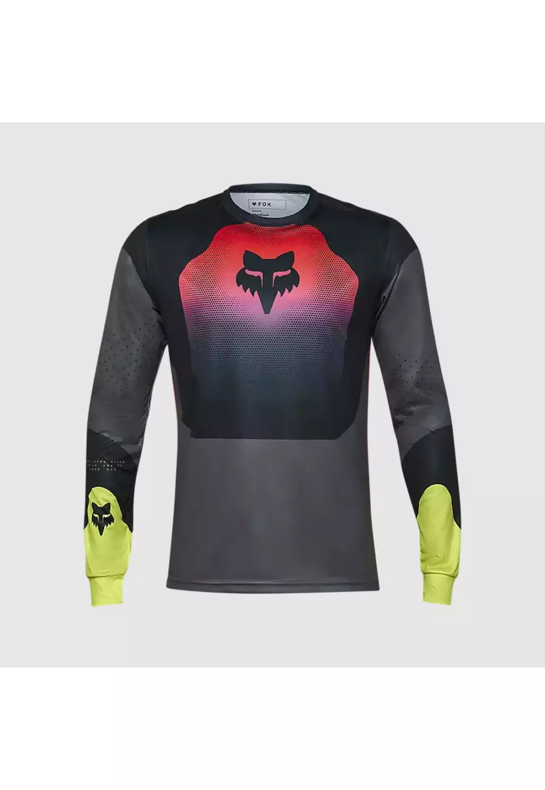 Polera Moto Ranger Revise Negro/Rosado Fox-1