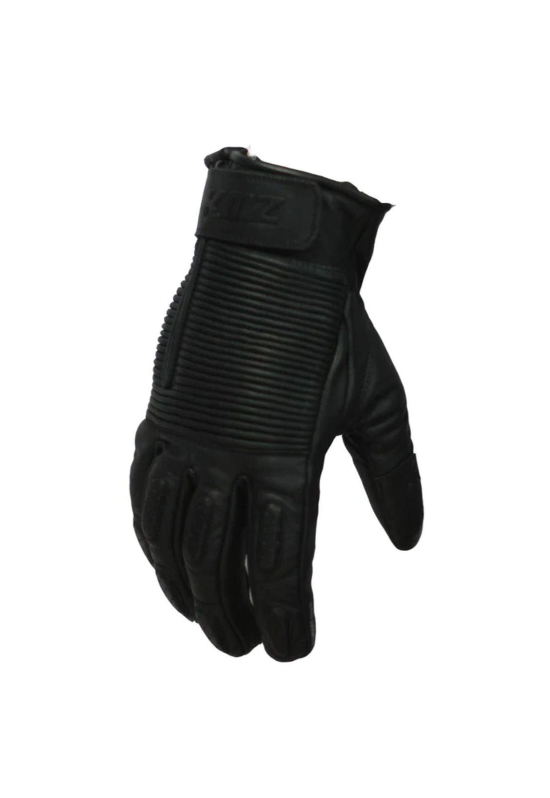 Guantes Moto Calle Retro Negro KMZ-0