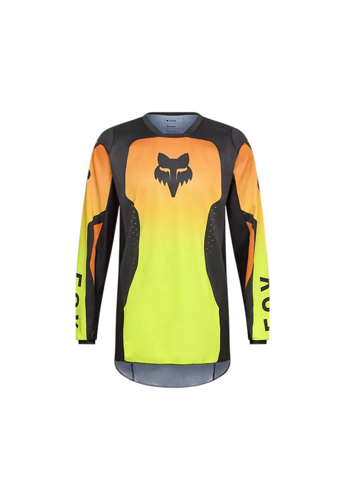 Polera Moto 180 Shield Amarillo Fox-0