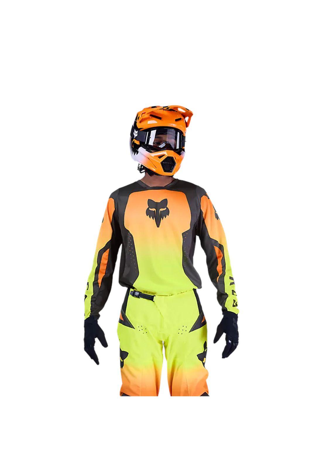 Polera Moto 180 Shield Amarillo Fox-2