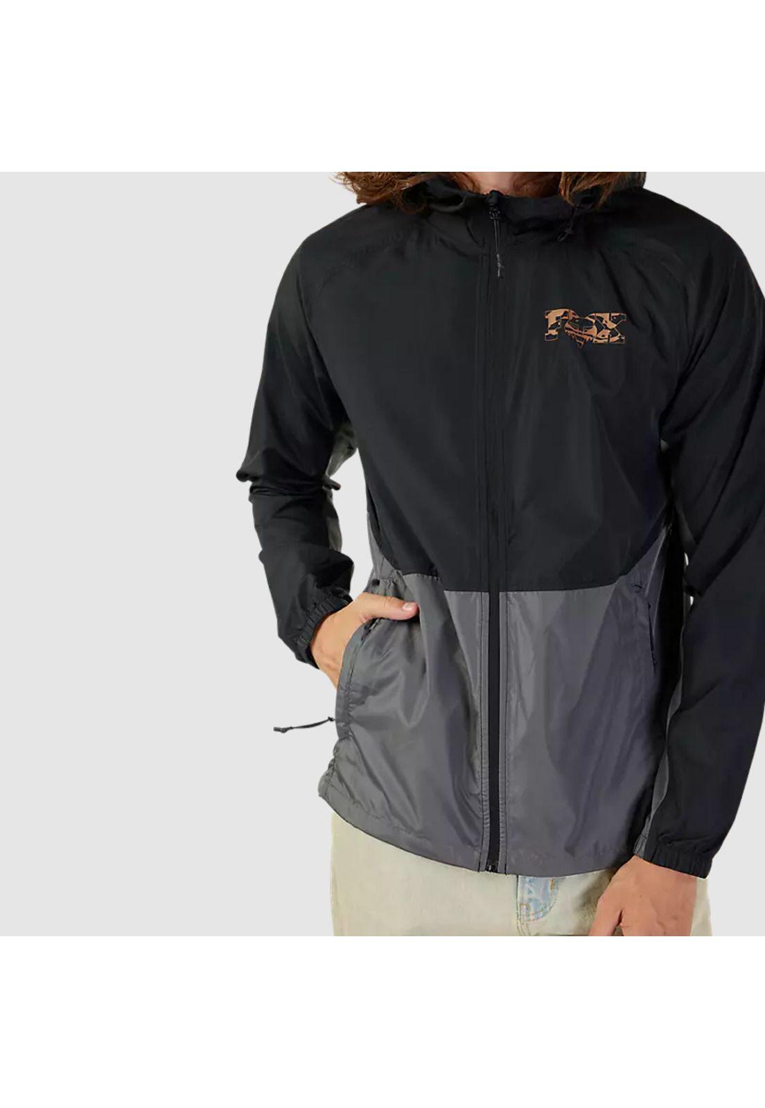 Chaqueta Lifestyle Cortavientos Cienega Negro Fox-3