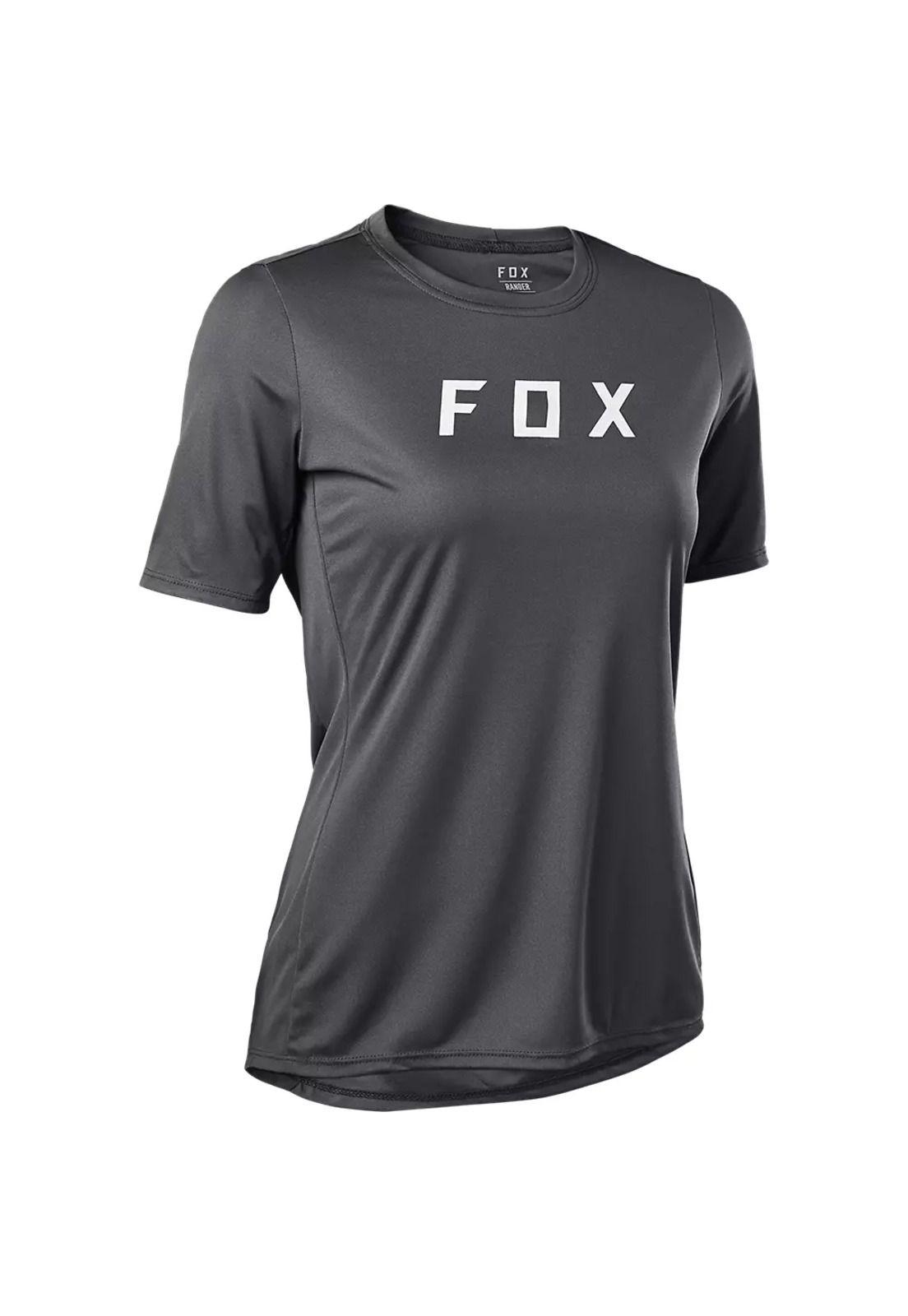 Polera Bicicleta Mujer Ranger Moth Gris Fox-0