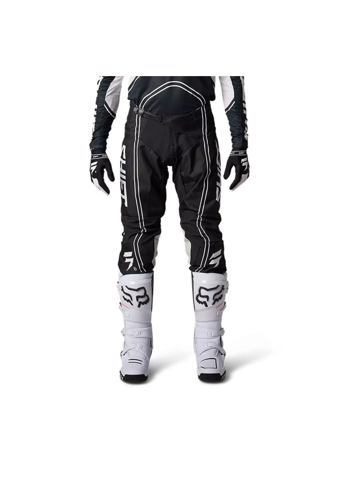 Pantalon Moto Black Label Qwik Negro Shift-1