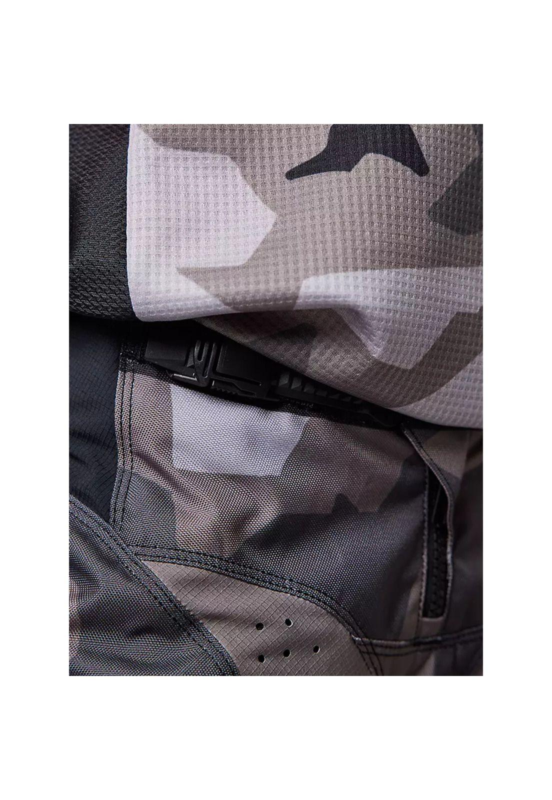 Pantalon Moto Niño 180 BKNR Camo Gris/Naranjo Fox-3
