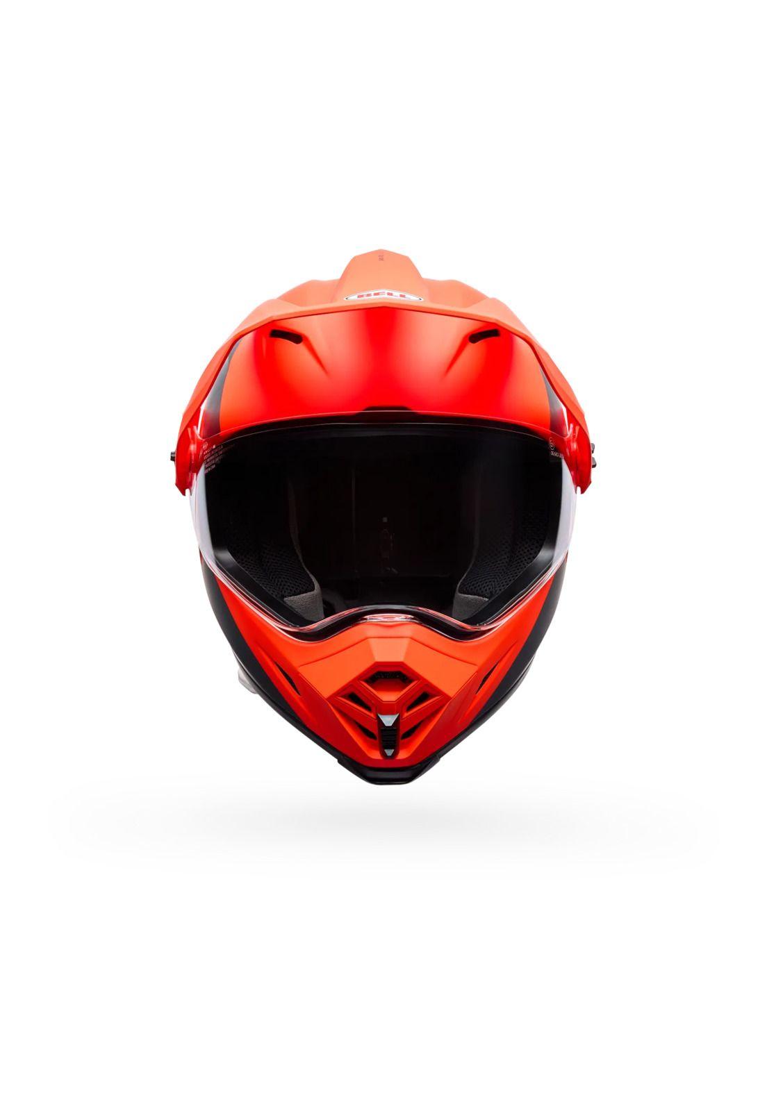 Casco Moto Calle MX-9 ADV Naranjo Bell-2