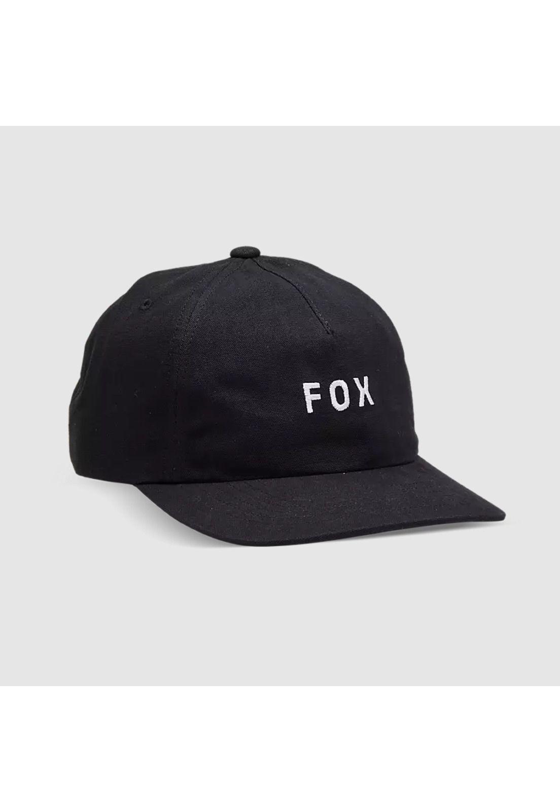 Gorro Jockey Lifestyle Mujer Wordmark Negro Fox-0