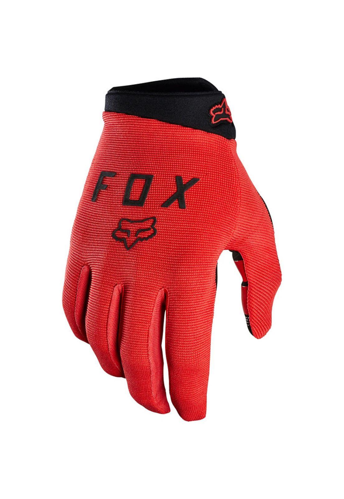 Guantes Bicicleta Ranger Rojo Fox-0