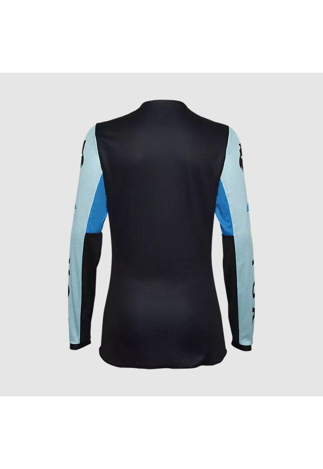 Polera Moto Mujer 180 Race Spec Negro Fox-1